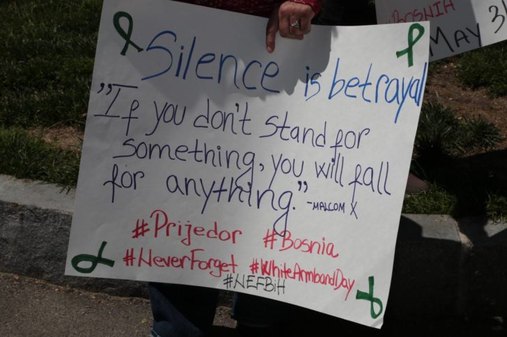 Prijedor Genocide Remembrance Day Vigil 14
