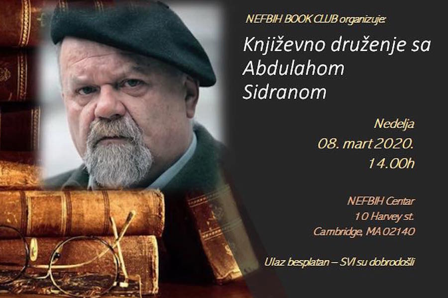 Abdulah Sidran Book Club Abdulah Sidran Book Club